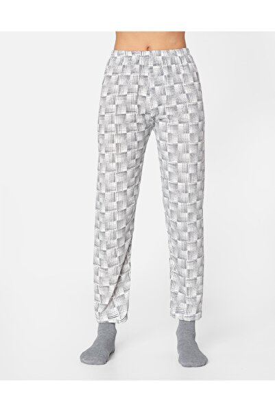 NO BRAND Pijamale de damă, set din bumbac, bluză cu mânecă lungă + pantaloni ...