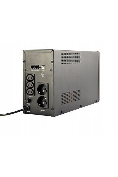 NO BRAND Energenie UPS AVR 2000VA LCD Sursă de alimentare de urgență, 3X