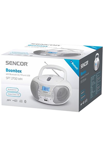 NO BRAND Radio CD MP3 player AUX Sencor SPT 2700WH alb