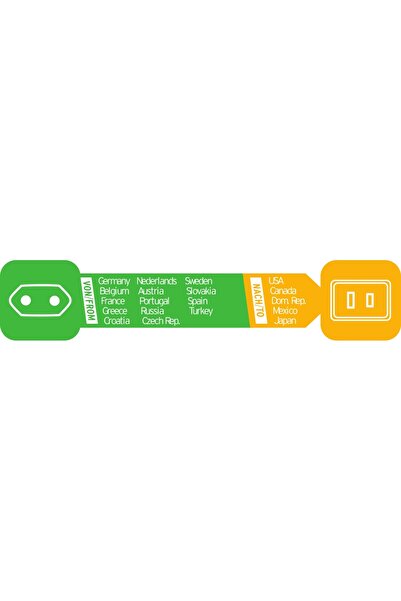 NO BRAND Adaptor de călătorie Europa-SUA Japonia Canada Mexic