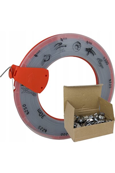 NO BRAND Bandă din oțel inoxidabil 9X0,6mm / 30m pentru brățări Cybanty + lac...