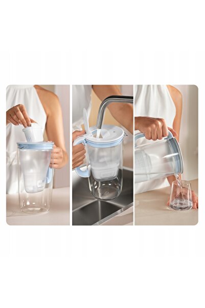 BRITA Carafa de sticlă cu filtru de 2,5 l, incoloră