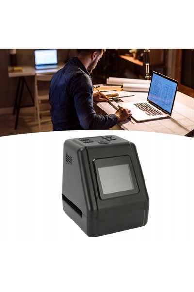 NO BRAND Scanner de diapozitive și negative cu ecran LCD de 2.0 inch și 12MP