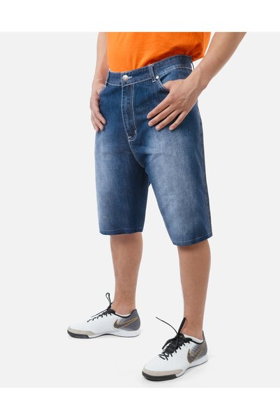NO BRAND Pantaloni scurți largi, blugi, bermude de bărbați 19001 110cm