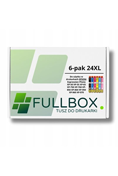 NO BRAND Set de 6 cartușe de cerneală pentru Epson 24XL T243 Expression Photo...