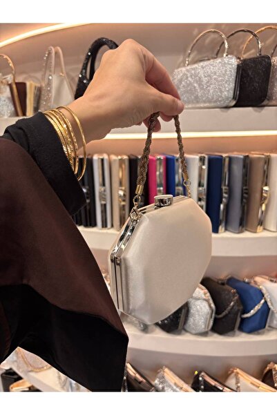 H&D COLLECTİON Γυναικεία βραδινή τσάντα με λουράκι αλυσίδας (ΕΝ 20 ΜΗΚΟΣ 14 ΕΚ.)