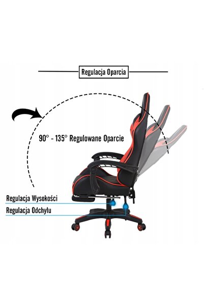 NO BRAND Scaun de gaming, Piele artificială, Negru, 70 X 65 X 115 cm
