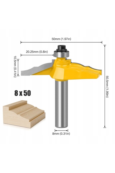 NO BRAND Freze pentru canturi de uși de dulap, stil clasic european, tijă de 8mm
