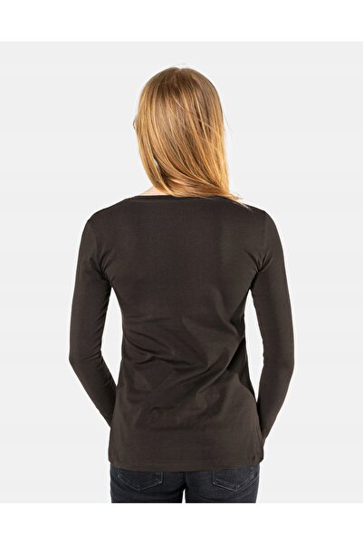 NO BRAND Bluză Tricou de damă Maiou Mânecă lungă Bumbac 8056-5 M/L