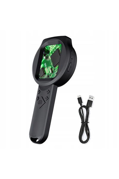 NO BRAND Lupă Digitală cu 15 LED-uri, Ecran IPS de 2.8 inch, 1000X, 2MP, Port...