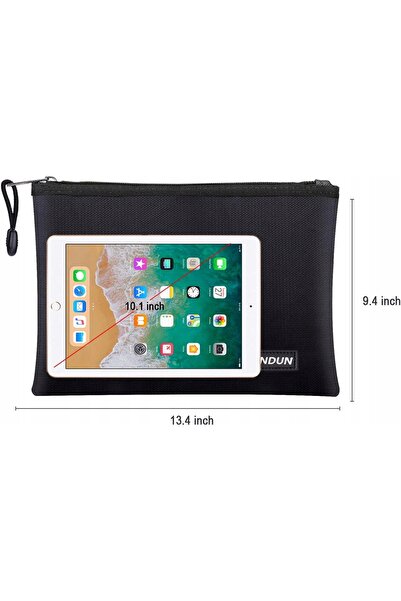 NO BRAND Geantă pentru documente impermeabilă și ignifugă 34*27.5cm