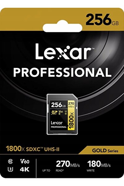 NO BRAND Pro 1800X U3 Uhs-Ii R280/W210 (V60) Card de memorie Sdxc 256Gb