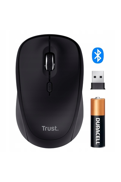 NO BRAND Mouse wireless pentru laptop, Bluetooth + 2.4GHz, silențios, compact...