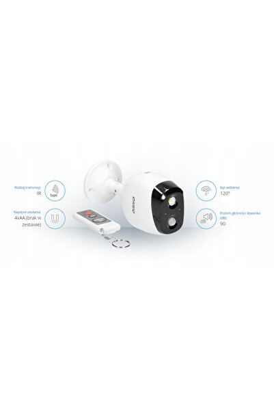 NO BRAND Alarmă cu detector de mișcare cu telecomandă wireless Orno Or-Ma-715 cu