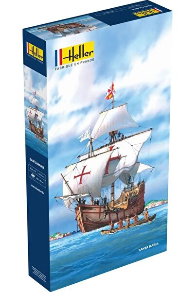 NO BRAND Heller 80865 model de navă Santa Maria, barca cu pânze, pentru lipir...