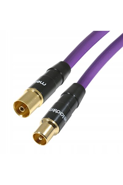 NO BRAND Cablu antenă cu mufă - Priză IEC OFC MELODIKA MDANTGW50 PURPLE RAIN 5m
