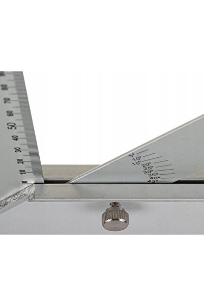 SCHMITH Echer din aluminiu cu raportor 400mm