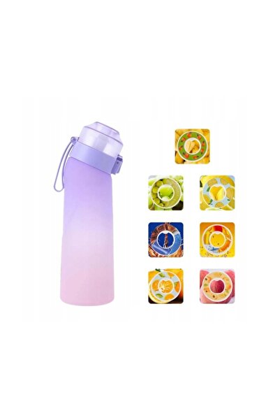 NO BRAND Sticlă de apă 650ml, mov în degrade, Spice - 7 bucăți