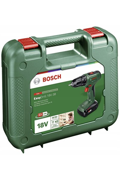 Bosch EasyDrill 18V-38 1x2,0Ah Șurubelniță + Cutie
