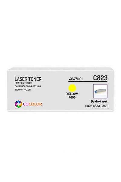 NO BRAND Toner NOU 46471101 Galben pentru OKI C833 C823 C843