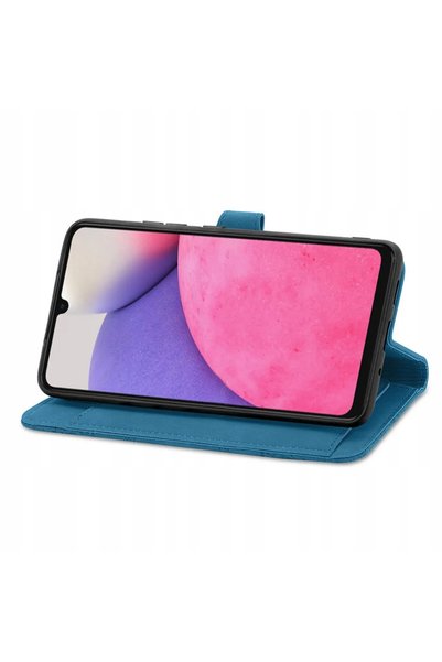 NO BRAND Husă din piele magnetică pentru Samsung Galaxy A33 5g - Carcasă