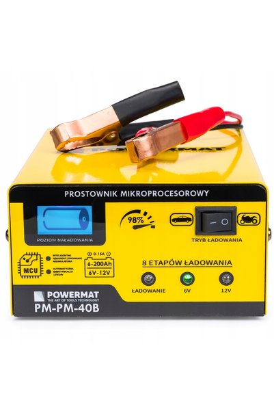 Powermat ÎNCĂRCĂTOR DE BATERII MICROCOMPUTER 15A AUTO 6V 12V