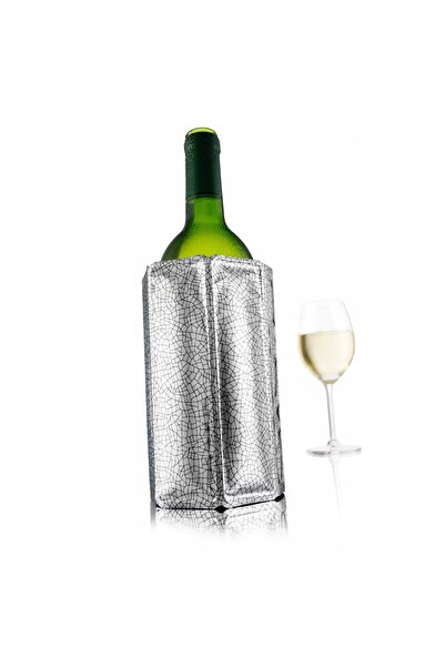 NO BRAND Răcitor de vin pentru sticle de 0,7 L - 1 L Silver Cilio