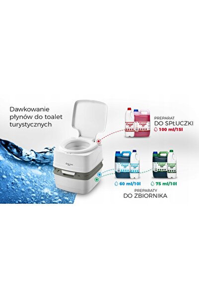 NO BRAND Lichid de toaletă 5L Albastru pentru Rulotă