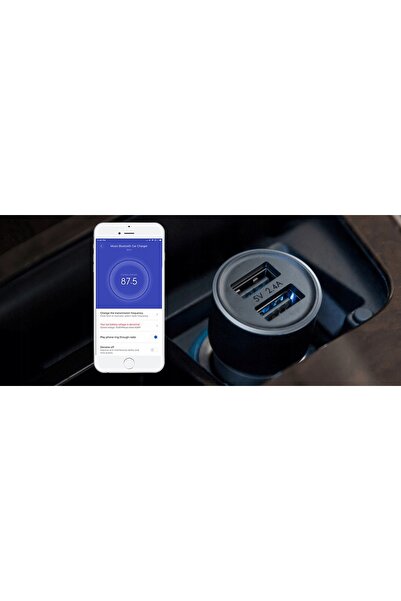 NO BRAND Încărcător auto USB Transmițător FM Bluetooth Xiaomi Roidmi 3S