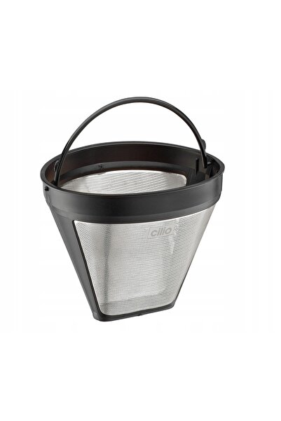 NO BRAND Filtru de cafea oțel-plastic, mărimea 4