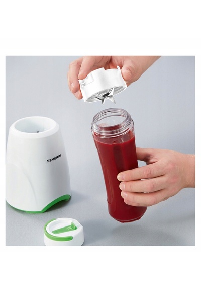 NO BRAND Blender cu lame Mix and Go 300W 2 recipiente Tritan Severin Sm3735