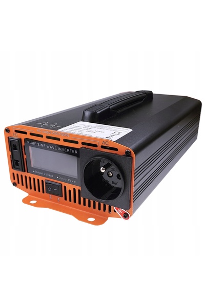 NO BRAND Invertor auto 12V/230V Polion 1200W Undă sinusoidală pură