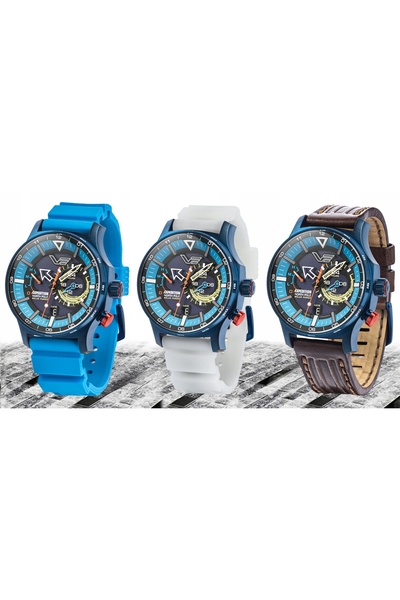 NO BRAND Ceas bărbătesc Vostok Europe VS57-595D736SW cu curea albă