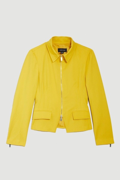 NO BRAND E13h006 sacou blazer cu fermoar Karen Millen 34