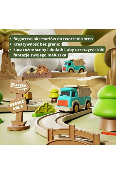 NO BRAND Set mare de trasee forestiere pentru camioane 3+ |   Alimentat cu ba...