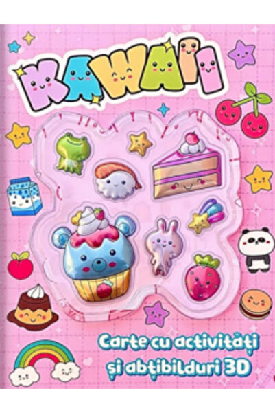 Universal Kawaii. Caiet de activități și stickere 3D