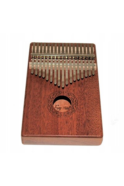 NO BRAND EVER PLAY EK-17N Kalimba cu 17 tonuri din mahon, cu husă, set EK17NF