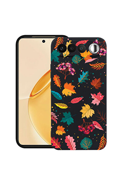 bestcase ®   Калъф Husa TPU Ултра Тънък за Realme 16, Есенни цветове - Листа,...