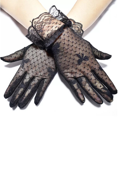 Giraffe Lace Gloves Party Wedding Prom Evening Dress Gloves for Costume