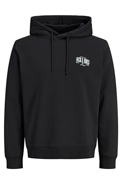 Jack & Jones Ανδρικό φούτερ με στάμπα στο στήθος και κουκούλα - Aero