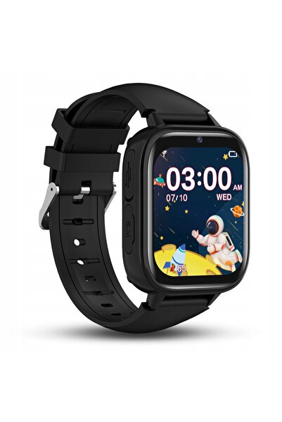 NO BRAND Ceas inteligent pentru copii Jg Smart Negru cu meniu în limba polone...