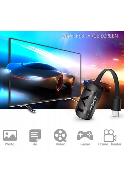 NO BRAND ADAPTOR HDMI 1080P TV Stick WiFi Display Dongle MiraScreen G4 2.4G