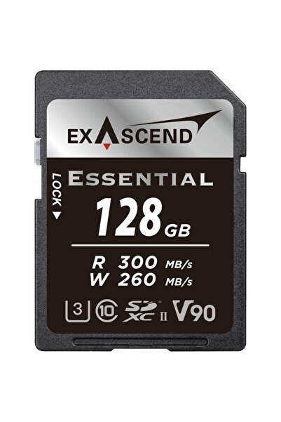 NO BRAND Exascend essential 128gb sd uhs-ii v90 - card pentru fotografii și v...