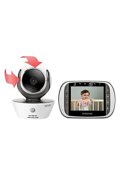 NO BRAND Dădacă electronică cu cameră Wi-Fi rotativă și ecran cu mărire a ima...