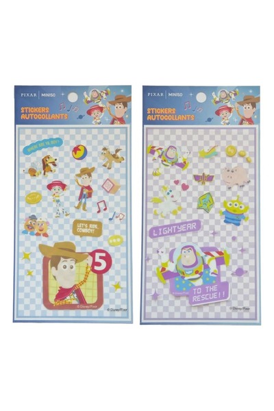 Disney Pixar Lisanslı Koleksiyon Sticker – Renkli Dekoratif Tasarım
