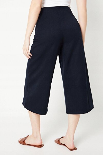 NO BRAND Pantaloni 3/4 Bleumarin Clasic Pescăresc Talie Înaltă Dorothy Perkin...
