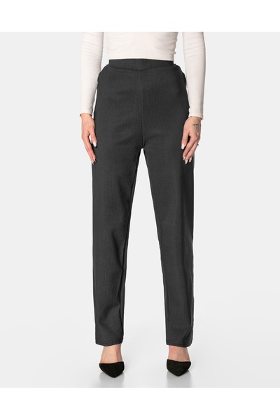 NO BRAND Pantaloni eleganți de damă, tip țigară, cu talie înaltă 2023335-2 9X...
