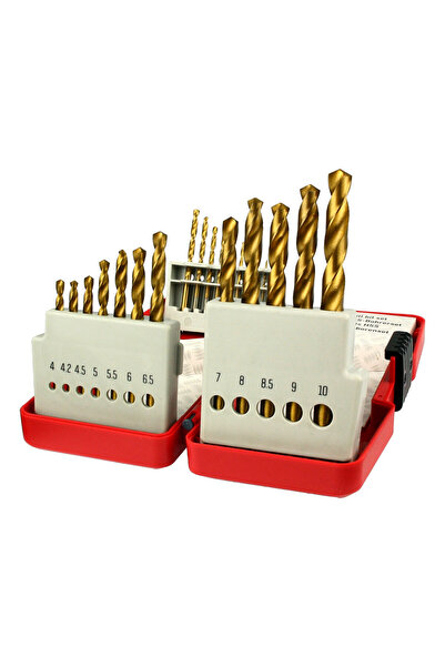 NO BRAND Set 21 Burghie HSS-Tin pentru Oțel Skil Cassette