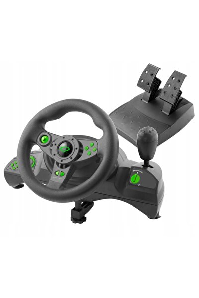 NO BRAND Volan cu pedale și cutie de viteze pentru PC, PS3, computer, USB, cu...