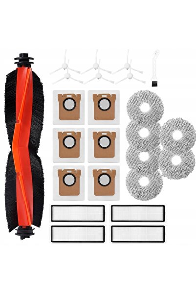 NO BRAND Kit de 24 de piese perii și filtre pentru robotul Xiaomi X20+ / X10+